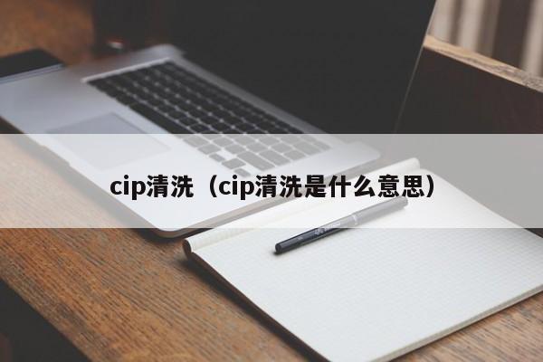 cip清洗（cip清洗是什么意思）