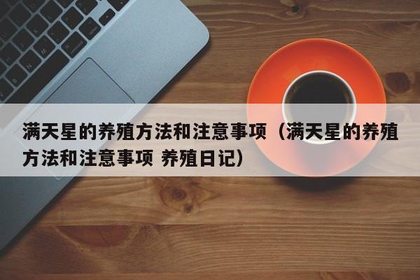满天星的养殖方法和注意事项（满天星的养殖方法和注意事项 养殖日记）
