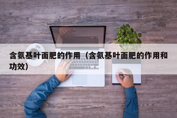 含氨基叶面肥的作用（含氨基叶面肥的作用和功效）
