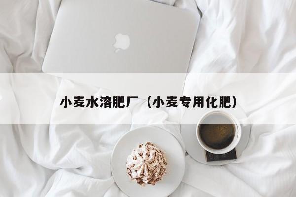 小麦水溶肥厂（小麦专用化肥）