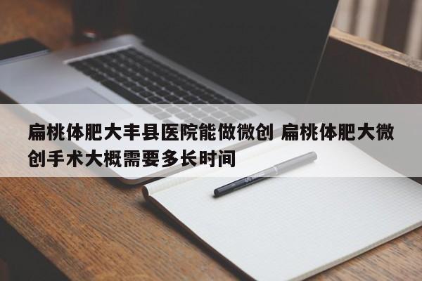 扁桃体肥大丰县医院能做微创 扁桃体肥大微创手术大概需要多长时间