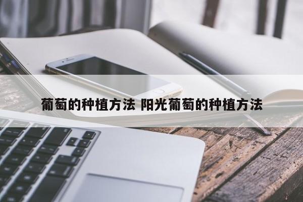 葡萄的种植方法 阳光葡萄的种植方法