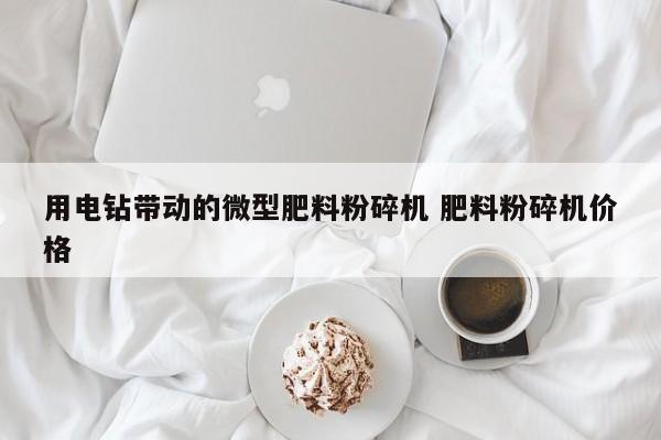 用电钻带动的微型肥料粉碎机 肥料粉碎机价格